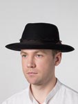 Шляпа STETSON арт. 2198211 FEDORA FURFELT (черный)
